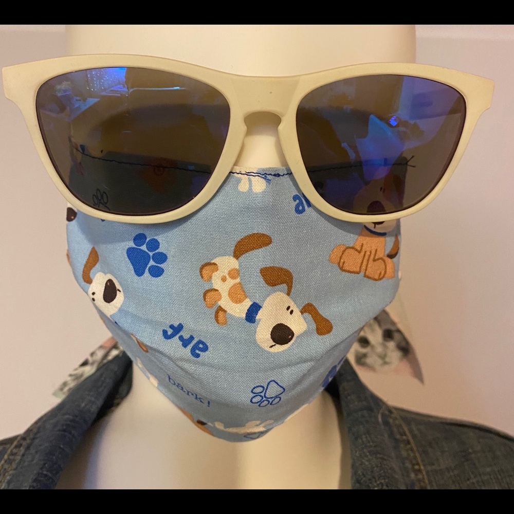 Bundle 3 for $20 Puppy Print Fabric face mask